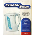 Proctor Silex White 1 Liter Electric Kettle